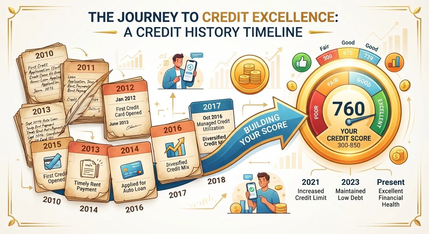 Age of Credit History: Why Your Oldest Account Matters More Than You Think