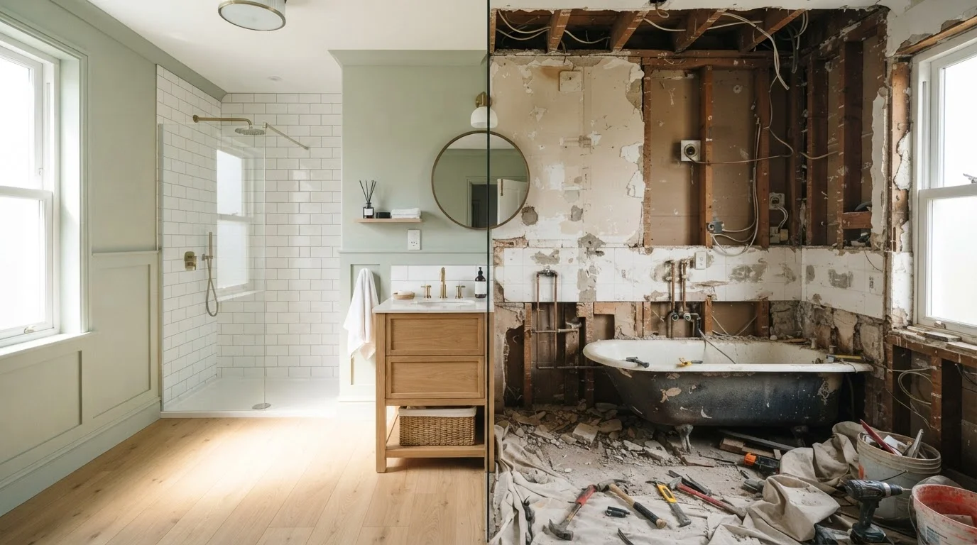 Bathroom Refresh vs. Full Renovation: Understanding the Difference