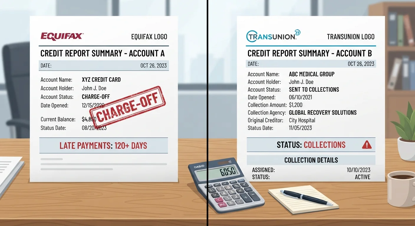 Charge-Off vs. Collections: Two Credit Terms That Mean Different Things