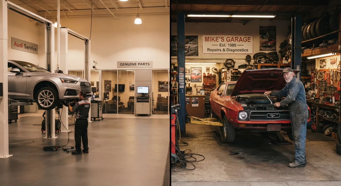 Choosing Between a Dealership and an Independent Mechanic
