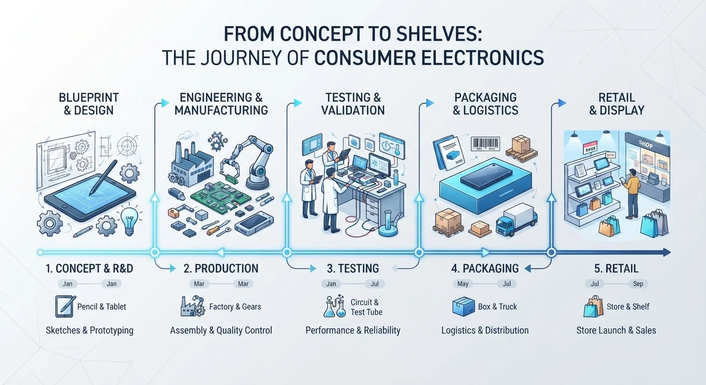 Consumer Gadgets From Announcement to Shelf: The Product Cycle Explained