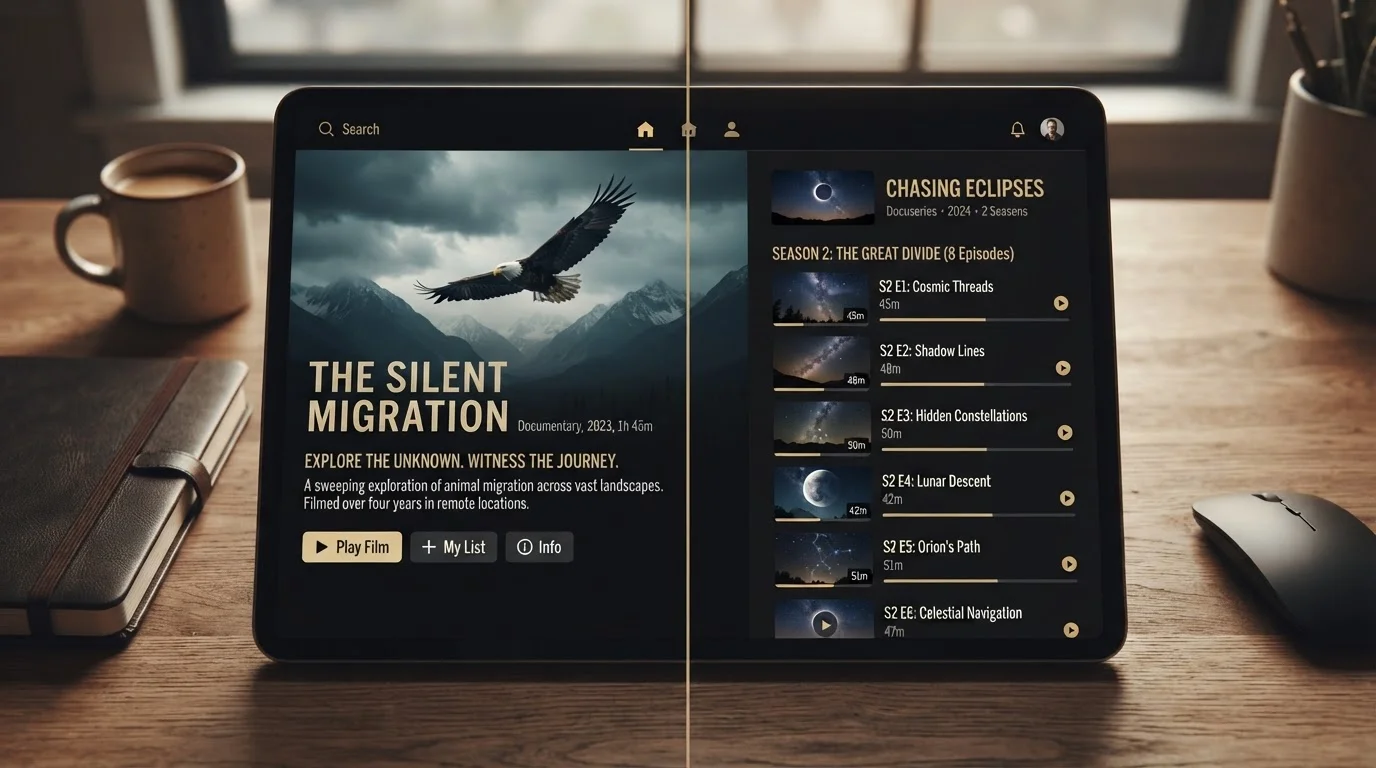 Docuseries vs. Feature Documentaries on Streaming: What Shapes the Format Choice