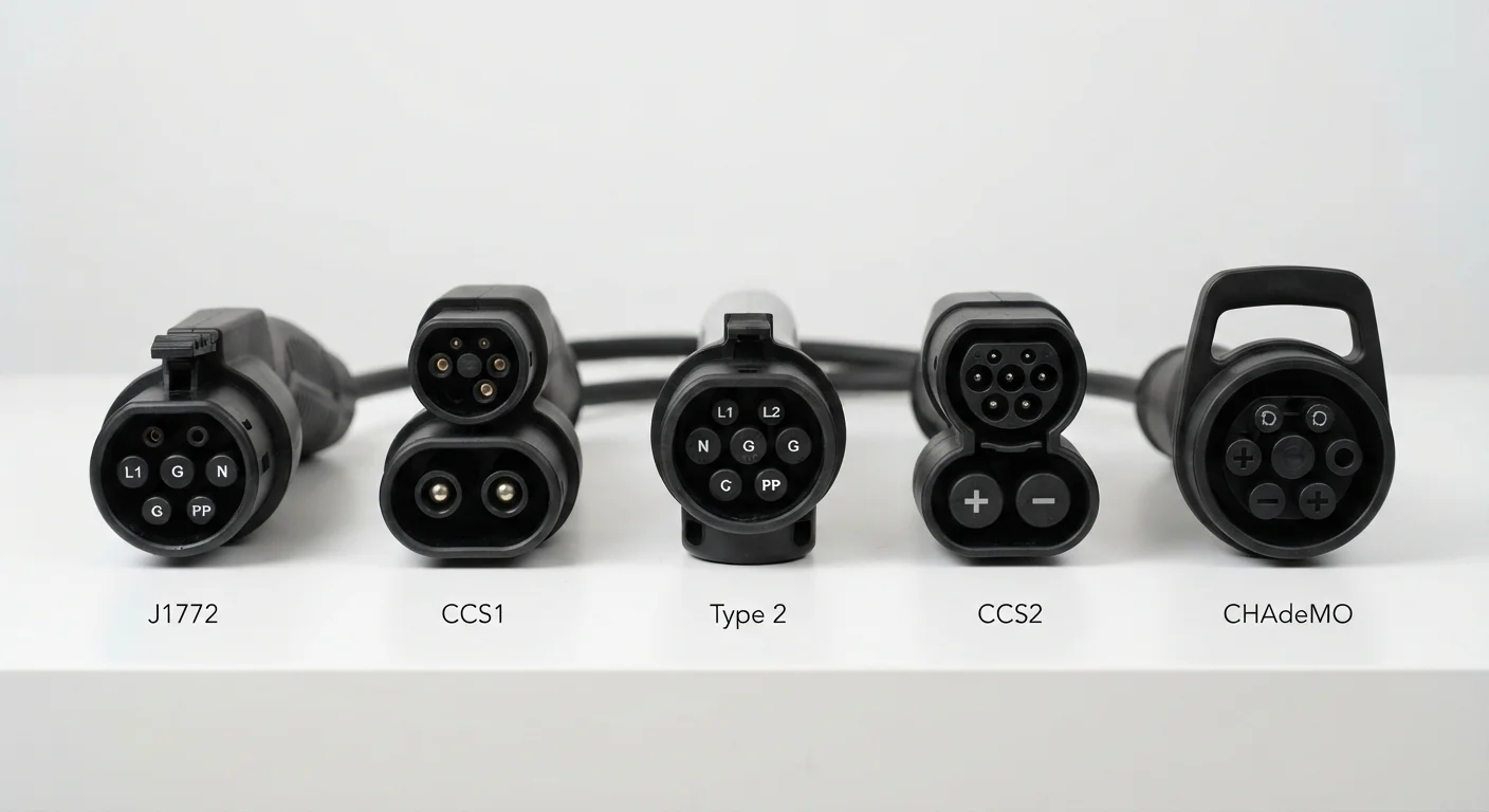EV Connector Standards in the US: CCS, CHAdeMO, NACS, and J1772 Compared