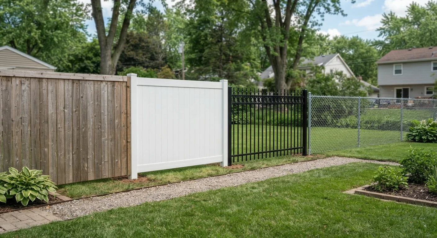 Fence Materials Compared: Wood, Vinyl, Aluminum, and Chain Link