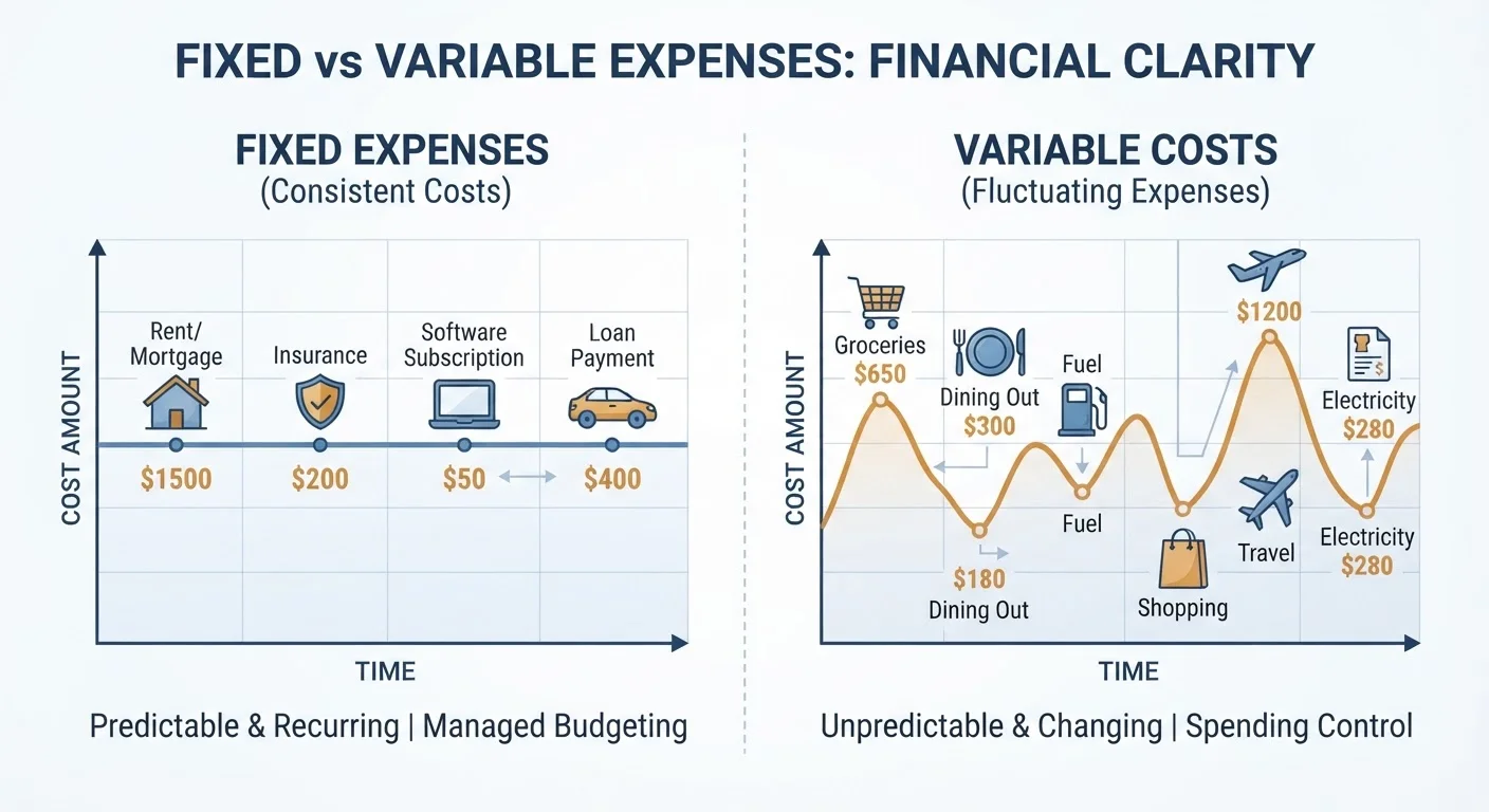 Fixed vs. Variable Expenses: Why the Difference Matters for Your Budget