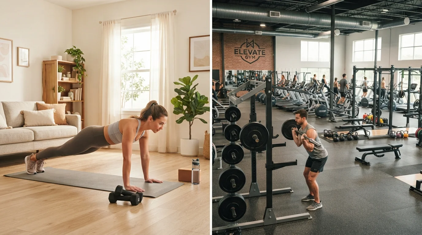 Home Workouts vs. Gym Training: Weighing the Real Trade-Offs