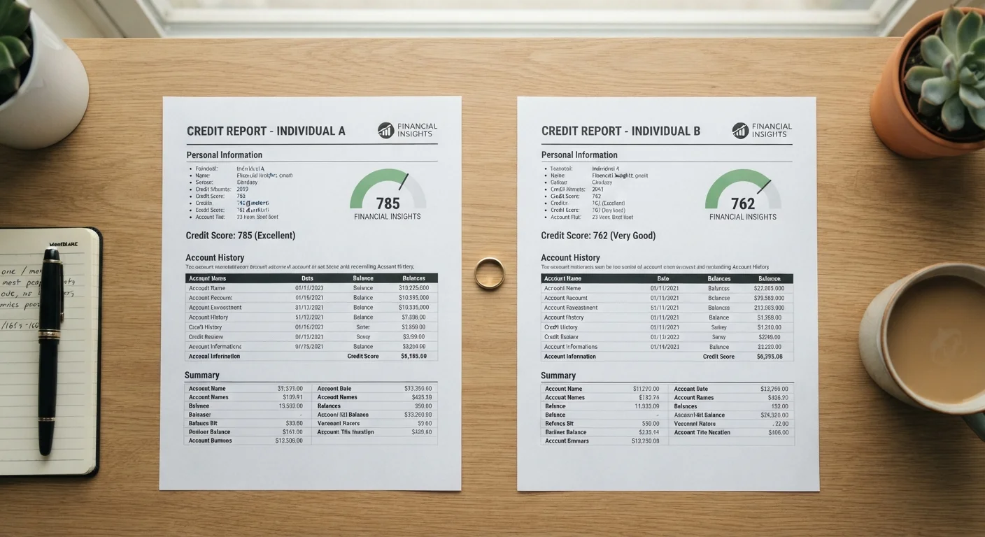 How Married Couples' Credit Scores Stay Separate—and Where They Overlap