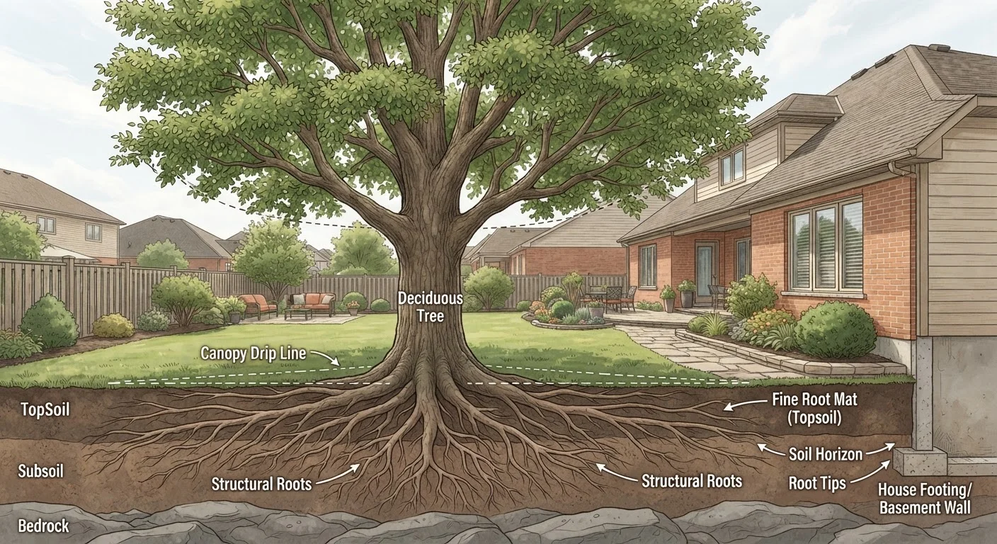 How Tree Roots Actually Interact With Underground Utilities and Foundations