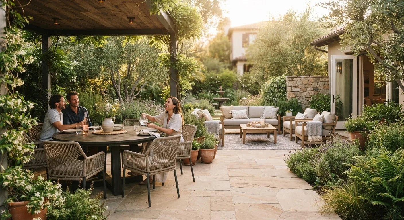 Outdoor Entertaining Layouts: Circulation, Furniture Zones, and Sight Lines