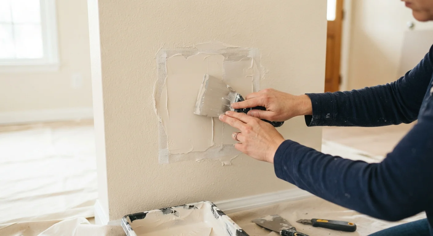 Patching a Drywall Hole Without Losing Your Mind
