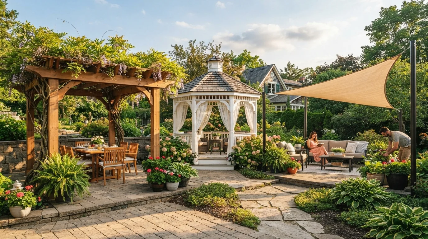 Pergola vs. Gazebo vs. Shade Sail: Choosing the Right Overhead Structure
