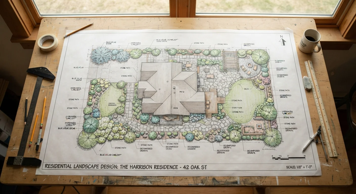 Reading a Landscape Plan: Symbols, Scale, and Notation Conventions