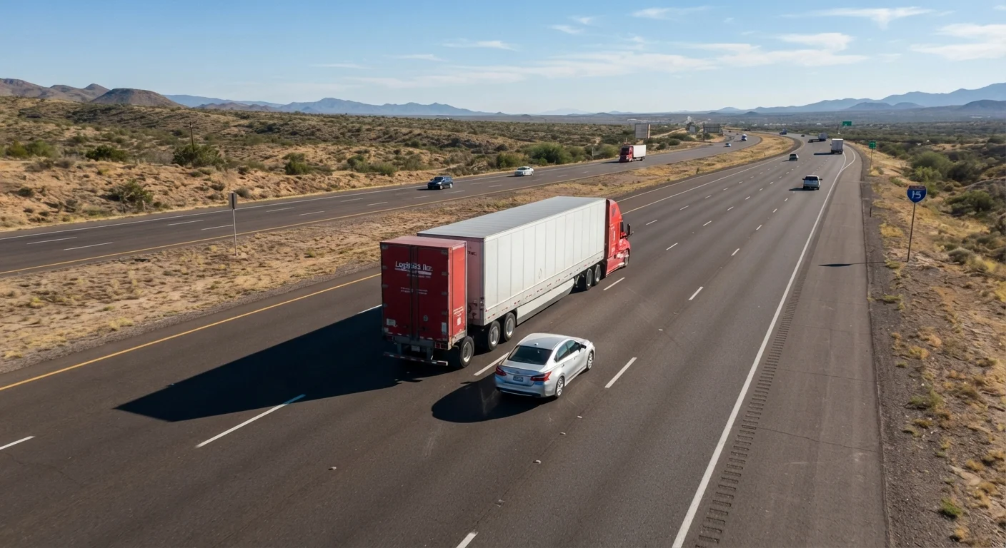 Sharing the Road With Large Trucks and Semi-Trailers
