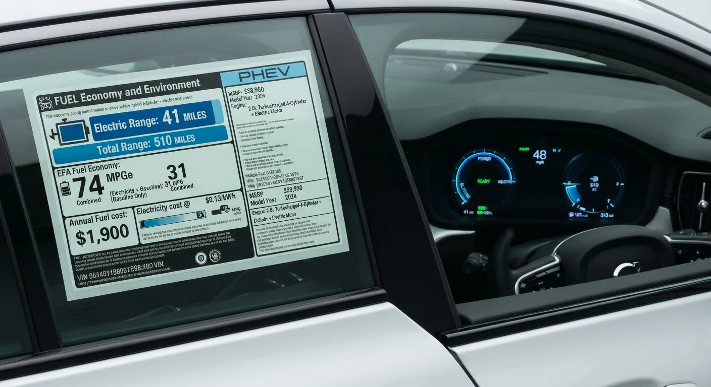 The Difference Between 'Electric Range' and 'Total Range' on a Plug-In Hybrid