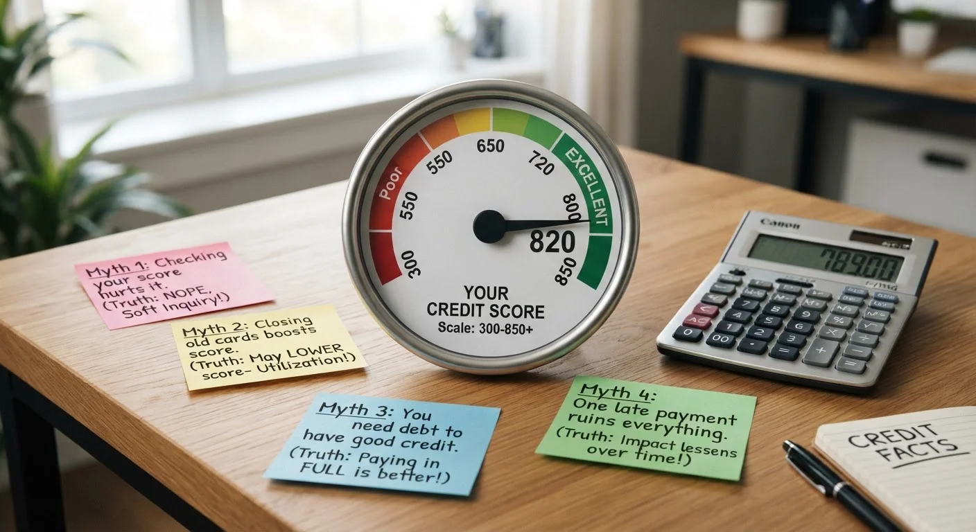 The Myths Around Credit Scores That Refuse to Die