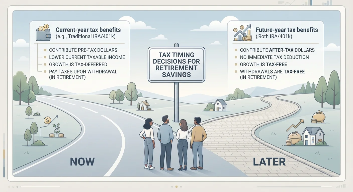 Traditional IRA vs. Roth IRA: How the Tax Timing Differs