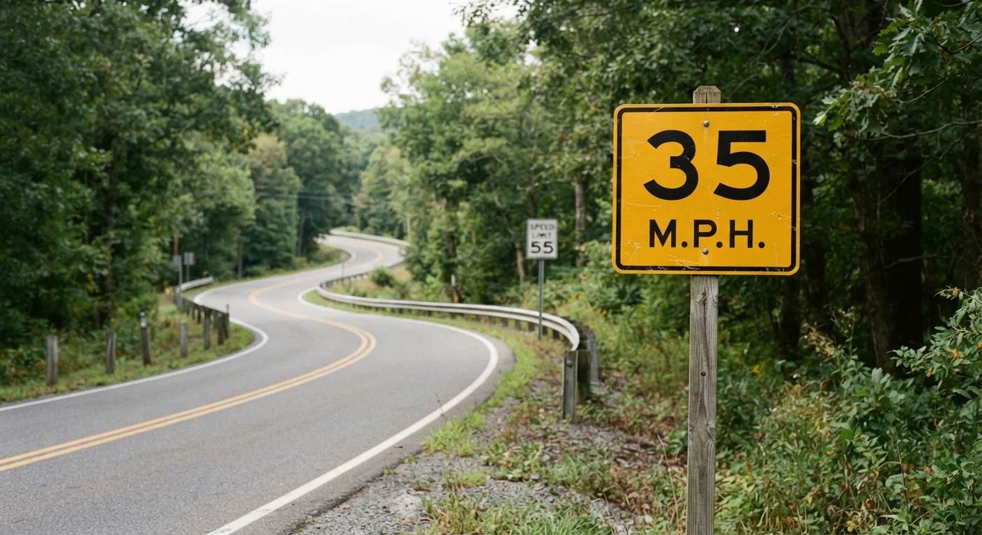 US Speed Limit Signs and What 'Advisory' vs 'Regulatory' Actually Means